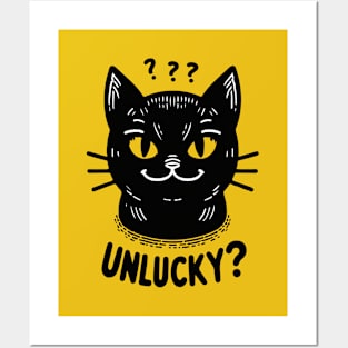 Unlucky? - Black Cat Posters and Art